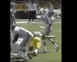 Randall Cunningham, Eagles QB, injured on the field — Week 1, 1991